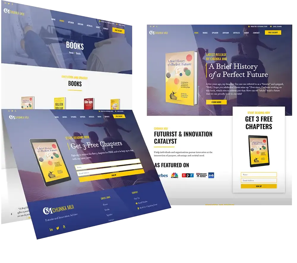 Author Website servcies by Premium Publishing Experts